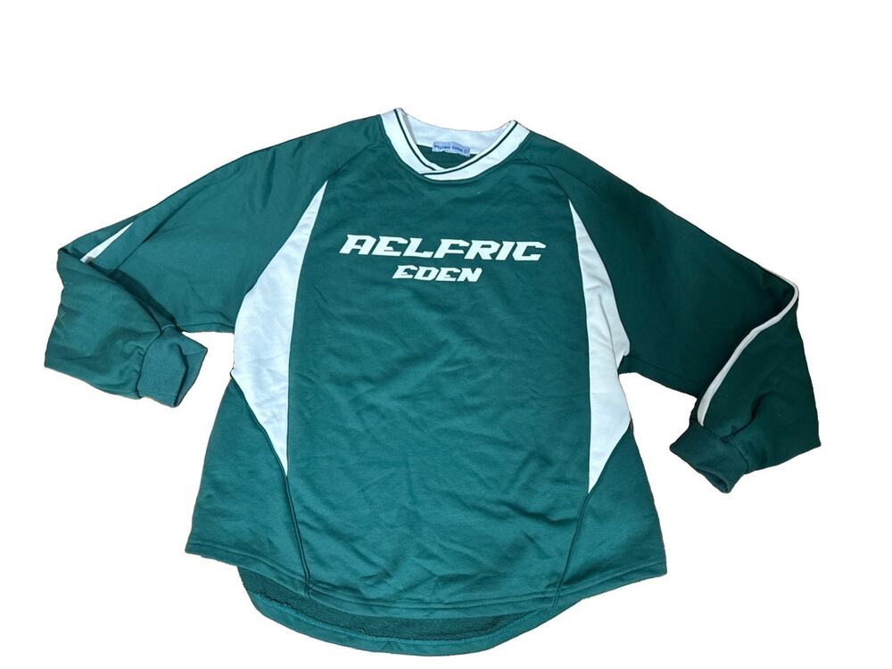 Aelfric Eden Sweatshirt Mens Small Red Streetwear Pullover Retro Gorpcore